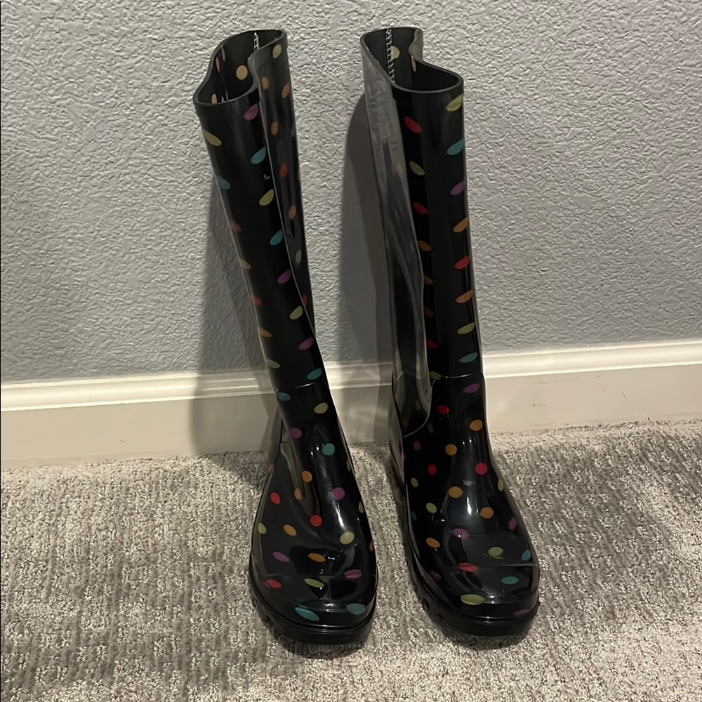 Arizona Jean Company Black Winter Boots with Lace-Up Design